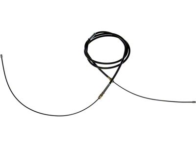 Rear Parking Brake Cable; Passenger Side (97-99 F-150 Regular Cab w/ 8-Foot Bed, SuperCab w/ 6-1/2-Foot Bed w/ Rear Drum Brakes)