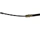 Rear Parking Brake Cable; Passenger Side (97-99 F-150 Regular Cab w/ 8-Foot Bed, SuperCab w/ 6-1/2-Foot Bed w/ Rear Drum Brakes)