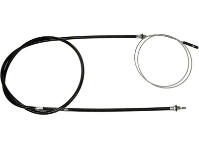 Rear Parking Brake Cable; Passenger Side (00-03 F-150 SuperCab w/ 8-Foot Bed & Rear Drum Brakes)