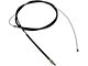 Rear Parking Brake Cable; Passenger Side (00-03 F-150 Regular Cab w/ 8-Foot Bed, SuperCab w/ 6-1/2-Foot Bed w/ Rear Drum Brakes)