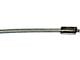 Rear Parking Brake Cable; Passenger Side (00-03 F-150 Regular Cab w/ 8-Foot Bed, SuperCab w/ 6-1/2-Foot Bed w/ Rear Drum Brakes)