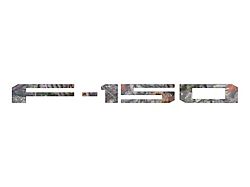 Rear Tailgate Letter Inserts; Camouflage (21-25 F-150 w/o Tailgate Applique & Pro Access Tailgate)