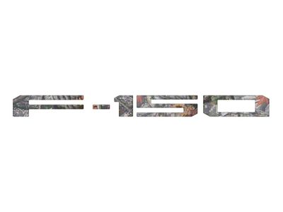 Rear Tailgate Letter Inserts; Camouflage (21-25 F-150 w/o Tailgate Applique & Pro Access Tailgate)