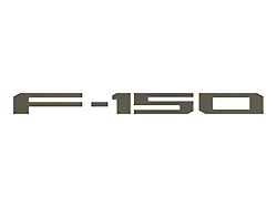 Rear Tailgate Letter Inserts; Darkened Bronze Metallic (24-25 F-150 w/ Pro Access Tailgate)