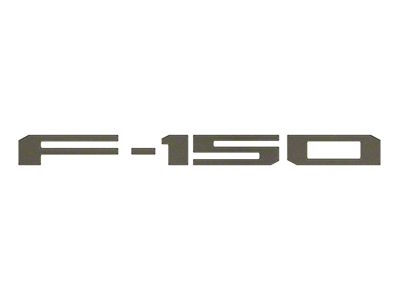 Rear Tailgate Letter Inserts; Darkened Bronze Metallic (24-25 F-150 w/ Pro Access Tailgate)
