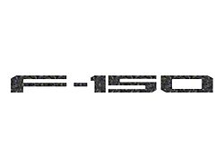 Rear Tailgate Letter Inserts; Forged Carbon Fiber (24-25 F-150 w/ Pro Access Tailgate)