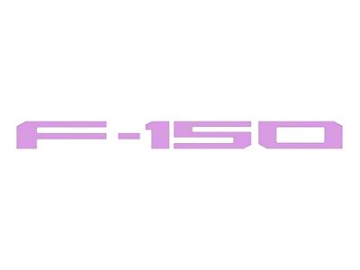 Rear Tailgate Letter Inserts; Lavender Purple (21-25 F-150 w/o Tailgate Applique & Pro Access Tailgate)