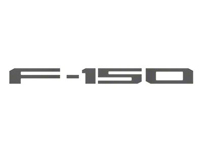 Rear Tailgate Letter Inserts; Magnetic (21-25 F-150 w/o Tailgate Applique & Pro Access Tailgate)