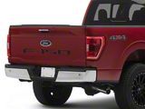 Rear Tailgate Letter Inserts; Matte Black with Red Outline (21-25 F-150 w/o Tailgate Applique & Pro Access Tailgate)