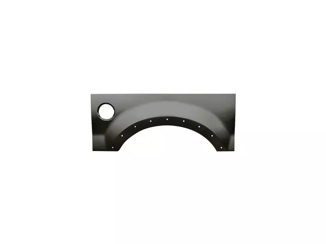 Replacement Rear Upper Wheel Arch Patch Panel with Fender Flare Holes; Driver Side (04-08 F-150 Styleside)