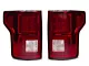 Light Bar LED Tail Lights; Chrome Housing; Red/Clear Lens (15-17 F-150 w/ Factory Halogen Non-BLIS Tail Lights)