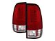 Version 3 Light Bar LED Tail Lights; Chrome Housing; Red/Clear Lens (97-03 F-150 Styleside Regular Cab, SuperCab)