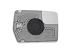 Redi-Cuts RSG Auto Dimming Side View Mirror Glass; 9-5/8-Inch x 6-13/16-Inch; Driver Side (07-10 F-150 w/ Auto Dimming Mirror)