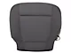 Replacement Bottom Seat Cover; Driver Side; Earth/Gray Cloth (15-17 F-150 XLT)