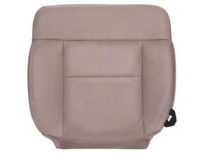 Replacement Bottom Seat Cover; Driver Side; Pebble/Tan Leather (05-08 F-150 Lariat)