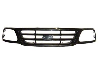 Replacement Cross Bar Upper Grille; Black (99-03 F-150)