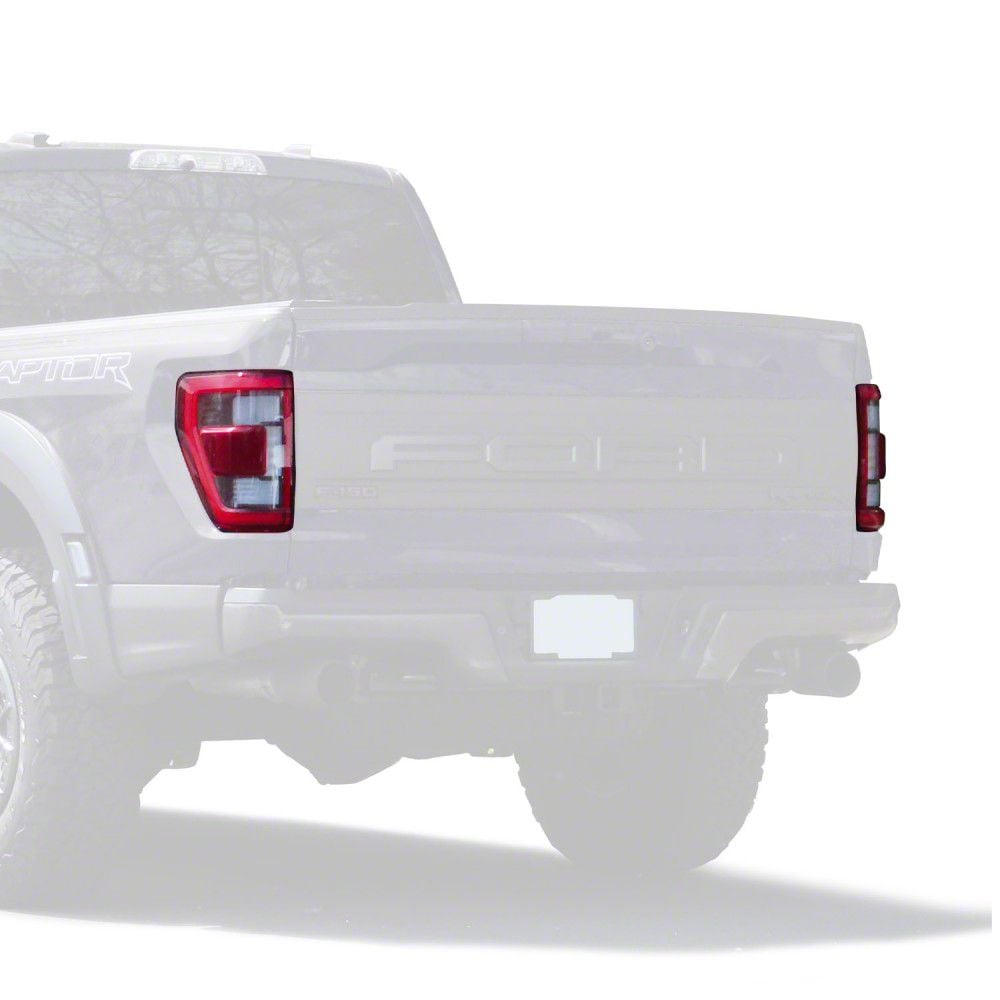 Replacement Tail Lights; Chrome Housing; Red/Clear Lens (21-23 F-150 w/ Factory Halogen BLIS Tail Lights)
