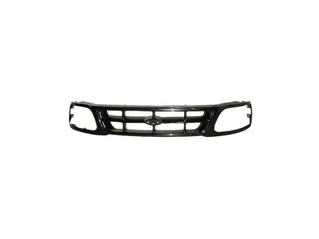 Replacement Upper Grille; Black (97-98 F-150)