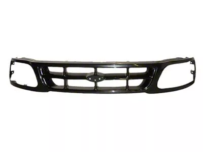 Replacement Upper Grille; Black (97-98 F-150)