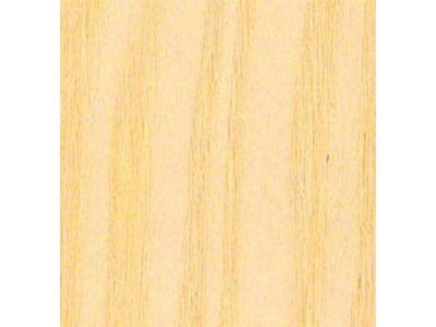 RETROLINER Real Wood Bed Liner; Ash Wood; HydroShine Finish; Mild Steel Punched Bed Strips (21-25 F-150 w/ 5-1/2-Foot Bed)