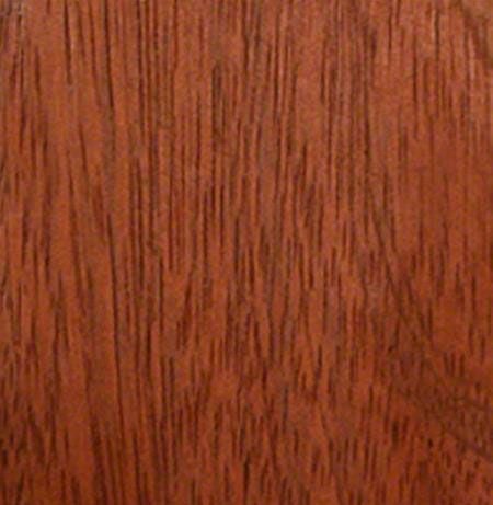 RETROLINER Real Wood Bed Liner; Brazillian Cherry Wood; HydroSatin Finish; Polished Stainless Punched Bed Strips (21-24 F-150 w/ 5-1/2-Foot Bed)