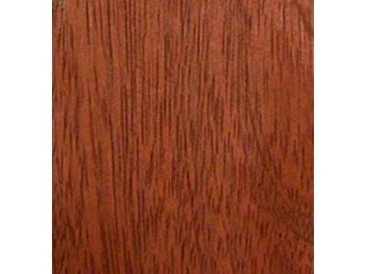 RETROLINER Real Wood Bed Liner; Brazillian Cherry Wood; HydroSatin Finish; Mild Steel Punched Bed Strips (21-25 F-150 w/ 5-1/2-Foot Bed)
