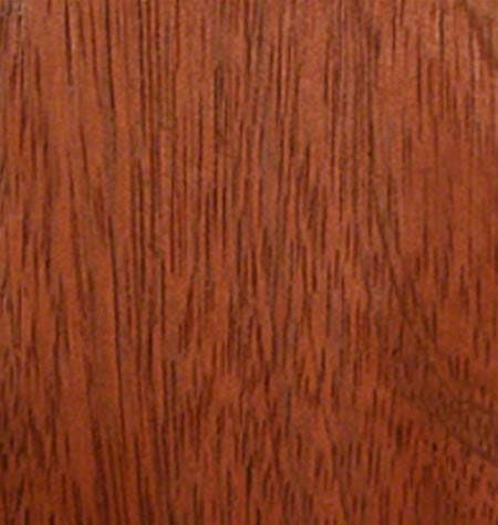 RETROLINER Real Wood Bed Liner; Brazillian Cherry Wood; HydroShine Finish; Polished Stainless Punched Bed Strips (21-24 F-150 w/ 5-1/2-Foot Bed)