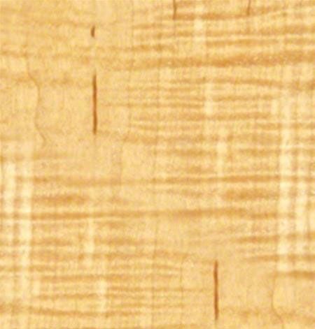 RETROLINER Real Wood Bed Liner; Curly Maple Wood; HydroShine Finish; Polished Stainless Punched Bed Strips (21-24 F-150 w/ 5-1/2-Foot Bed)