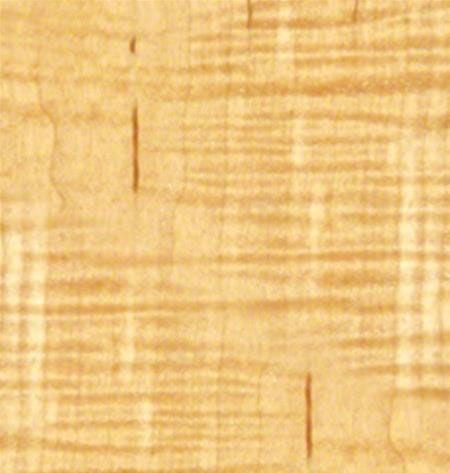 RETROLINER Real Wood Bed Liner; Curly Maple Wood; HydroShine Finish; Mild Steel Punched Bed Strips (21-24 F-150 w/ 5-1/2-Foot Bed)