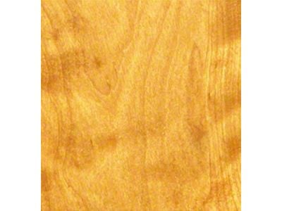 RETROLINER Real Wood Bed Liner; Flamed Birch Wood; HydroSatin Finish; Polished Stainless Punched Bed Strips (09-14 F-150 w/ 5-1/2-Foot Bed)
