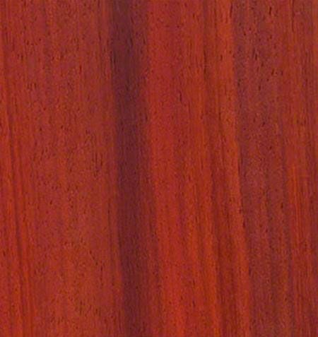 RETROLINER Real Wood Bed Liner; Paduak Wood; HydroSatin Finish; Polished Stainless Punched Bed Strips (21-24 F-150 w/ 5-1/2-Foot Bed)