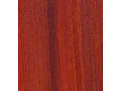 RETROLINER Real Wood Bed Liner; Paduak Wood; HydroSatin Finish; Mild Steel Punched Bed Strips (21-25 F-150 w/ 5-1/2-Foot Bed)