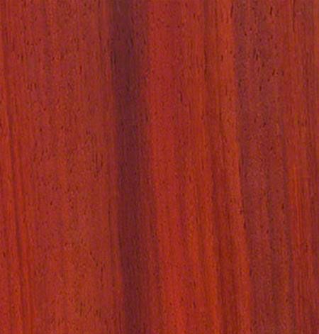 RETROLINER Real Wood Bed Liner; Paduak Wood; HydroShine Finish; Polished Stainless Punched Bed Strips (21-24 F-150 w/ 5-1/2-Foot Bed)