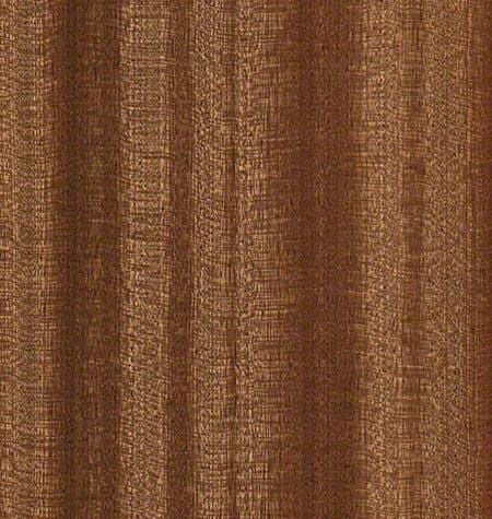 RETROLINER Real Wood Bed Liner; Sapele Wood; HydroSatin Finish; Mild Steel Punched Bed Strips (21-24 F-150 w/ 5-1/2-Foot Bed)