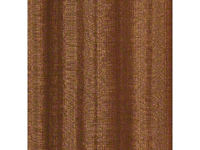 RETROLINER Real Wood Bed Liner; Sapele Wood; HydroShine Finish; Mild Steel Punched Bed Strips (09-14 F-150 w/ 5-1/2-Foot Bed)