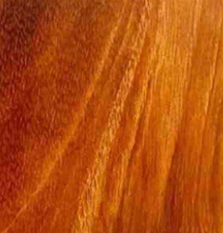 RETROLINER Real Wood Bed Liner; Tiger Wood; HydroShine Finish; Polished Stainless Punched Bed Strips (21-24 F-150 w/ 5-1/2-Foot Bed)