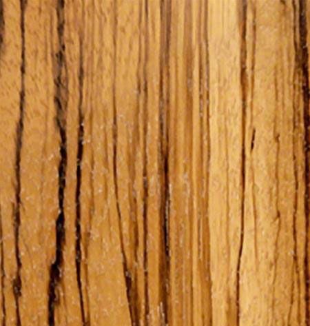 RETROLINER Real Wood Bed Liner; Zebra Wood; HydroSatin Finish; Mild Steel Punched Bed Strips (21-24 F-150 w/ 5-1/2-Foot Bed)