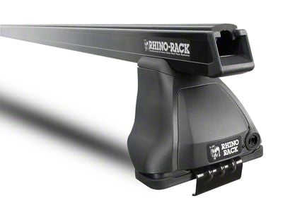 Rhino-Rack Heavy Duty 2500 1-Bar Roof Rack; Black (15-25 F-150 SuperCrew)