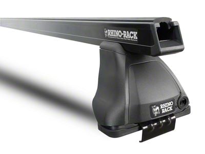 Rhino-Rack Heavy Duty 2500 1-Bar Roof Rack; Black (15-23 F-150 SuperCrew)