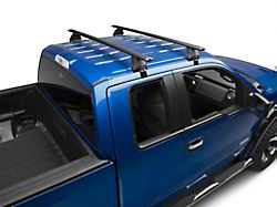 Rhino-Rack Vortex 2500 2-Bar Roof Rack; Black (04-14 F-150 SuperCab, SuperCrew)