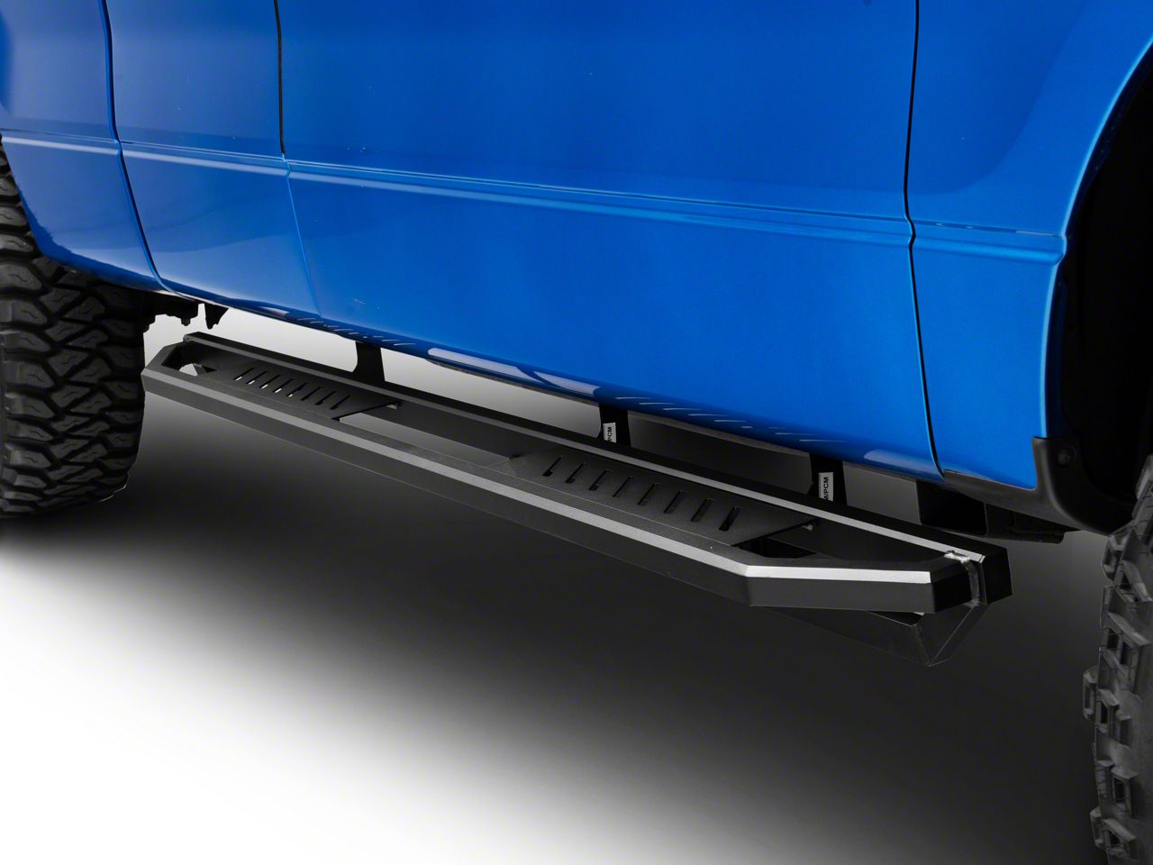 F-150 Rocker Armor Side Step Bars; Matte Black (04-14 F-150 SuperCab)