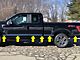 Rocker Panel Insert Trim; Stainless Steel (21-24 F-150 SuperCab w/ 6-1/2-Foot Bed)