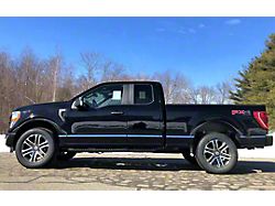 Rocker Panel Insert Trim; Stainless Steel (21-25 F-150 SuperCrew w/ 6-1/2-Foot Bed)