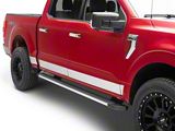 Rocker Panel Trim; Stainless Steel (21-25 F-150 SuperCrew w/ 5-1/2-Foot Bed)