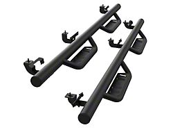 Rocker Slider Drop Running Boards; Fine Textured Black (15-25 F-150 SuperCrew)