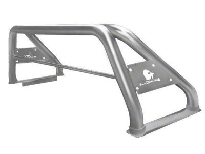 Classic Roll Bar with 50-Inch LED Light Bar; Stainless Steel (09-25 F-150 Styleside)