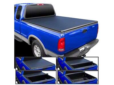 Roll Up Tonneau Cover; Black (97-03 F-150 Styleside w/ 6-1/2-Foot Bed)