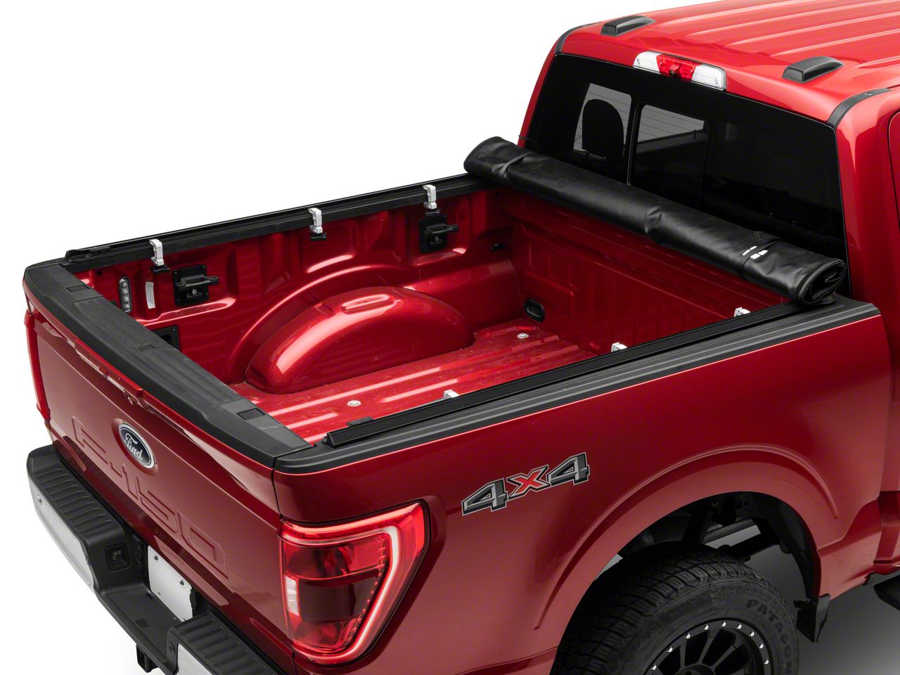 Roll Up Tonneau Cover; Black (15-24 F-150 w/ 5-1/2-Foot Bed)