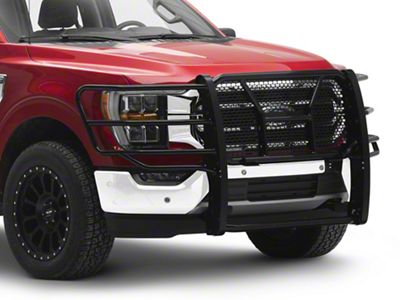 Rugged Heavy Duty Grille Guard; Black (21-23 F-150, Excluding Raptor)