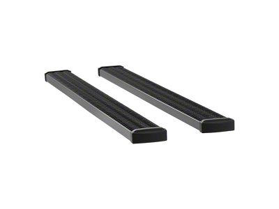 Grip Step 7-Inch Running Boards without Mounting Brackets; Textured Black (09-20 F-150 SuperCab w/ 5-1/2-Foot Bed; 04-24 F-150 SuperCrew)